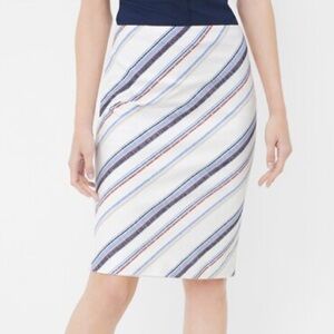 Banana Republic Striped Pencil Skirt • 0